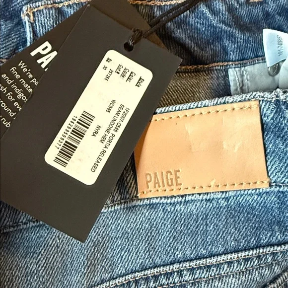 Paige Portia Wide Leg Released Hem Jeans - Picture 8 of 10